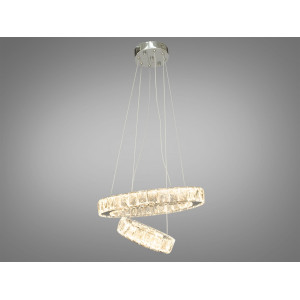 Люстра хрустальная светодиодная овал Linisoln 7242-7A/400+230