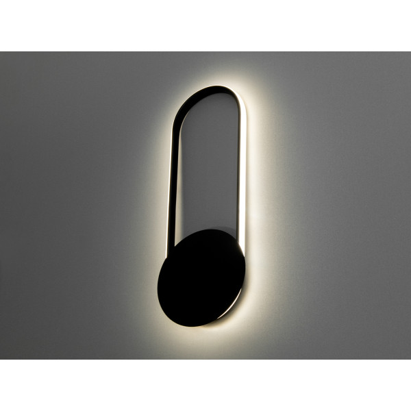 Дизайнерський настінний світлодіодний світильник, 28W, чорний Diasha 7265BK Дизайнерський настінний світлодіодний світильник, 28W, чорний Diasha 7265BK