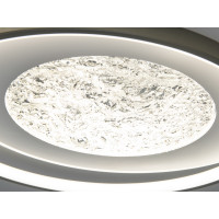 Світлодіодна стельова люстра чорна вставка 90 Вт Diasha 2570-A