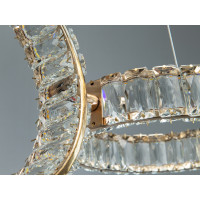 Світлодіодна люстра Diasha 3 кільця золото 68Вт Diasha D8893/250x3BG