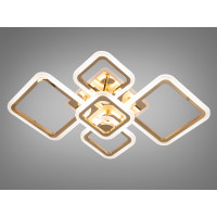 Світлодіодна люстра смарт світильник з пультом, 80W, золото Diasha A8160/2+3GLED3colordimmer