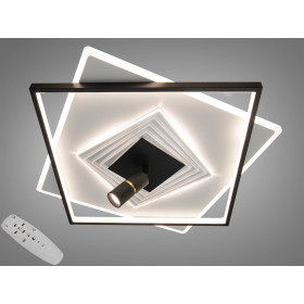 LED люстра Diasha білий чорний 64Вт димер пульт Diasha 5535WH+BKdimmer