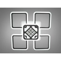 Люстра потолочная с пультом управления 125W Diasha A8190/4+1BKLED3colordimmer