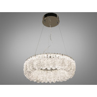 Підвісна люстра 505 хром кришталева світлодіодна елегантність Diasha 505-400CH