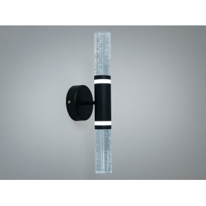 Настінне бра LED 6 Вт чорне скляний циліндр Diasha B1788BK