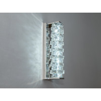 Вражаючий настінний кришталевий LED світильник, 14W, хром Diasha F3820-120x460
