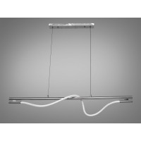 Сучасна підвісна світлодіодна люстра Мотузка, 15Вт, хром Diasha 9609-L1200CH Сучасна підвісна світлодіодна люстра Мотузка, 15Вт, хром Diasha 9609-L1200CH