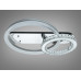 Стельова LED люстра два кільця 120 Вт хром Diasha A8811/600+400B