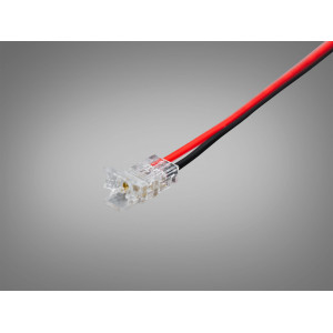 Конектор для SMD та COB стрічки 5mm Diasha PCON2pin/CAB-5mm-clear