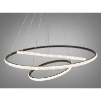 Лед люстра декоративная 150W Diasha MD77077-3BK-800+600+400dimmer