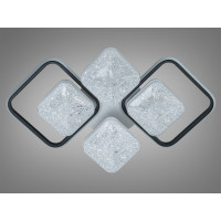 Люстра Diasha 96Вт пульт білий чорний 16м2 Diasha 2567WH+BKdimmer