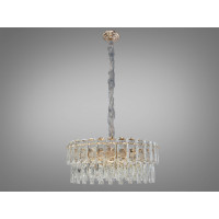 Унікальна підвісна кришталева люстра в передпокій, 14 ламп, золото Diasha D898-600G Унікальна підвісна кришталева люстра в передпокій, 14 ламп, золото Diasha D898-600G