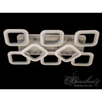 Светодиодная люстра Diasha AS8060/6+2CR LED 3color dimmer