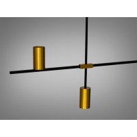 Колоритна новинка, елітна люстра в стилі Лофт, 4 лампи, бронза+чорний Diasha SY1113-4GAB+BK