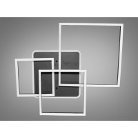 Сучасна стельова LED люстра з пультом, димером та підсвічуванням, 105W Diasha 11017/3BKLED3colordimmer