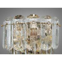 Стильне бра з кришталю в класичному виконанні, золоте бра Diasha D898-BG