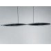 Світлодіодна підвісна люстра 50 Вт чорна 9 м² Diasha XH1004/1000BK