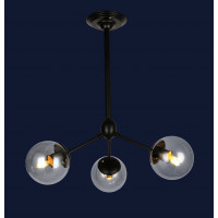 Люстра молекула Levistella 756PL385-3 BK+CL