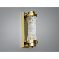 Сучасний настінний світильник на 2 лампи, золото Diasha F3818GD