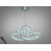 LED люстра-підвіс Мебіус золото з пультом Diasha 549/800CH