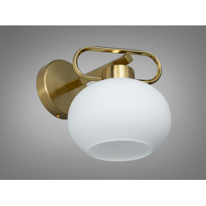 Бра лофт бронза матове скло куля Diasha LQ7106/1WBR