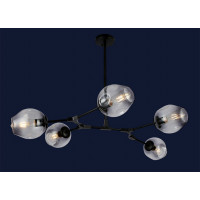 Люстра молекула Levistella 752L7731-5 BK+BK