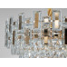 Шикарна підвісна кришталева люстра в зал, 11 ламп, золото Diasha 2018/600SGD