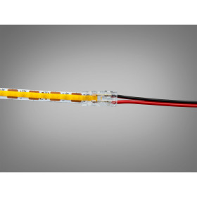 Конектор для SMD та COB стрічки 5mm Diasha PCON2pin/2pin-5mm-clear