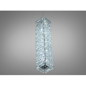 Світлодіодний кришталевий підвіс золото 12 Вт Diasha 7927/1CH