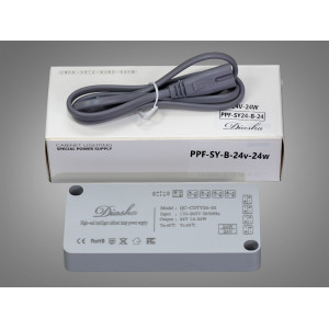 Тонкий керований блок живлення 24В, 24Вт, 1А Diasha PPF-SY-B-24v-24w