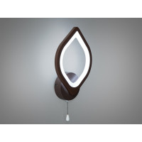 Настінний прикроватний LED світильник, 17Вт, коричневий Diasha 8073/1CF