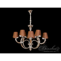Люстра в зал с абажуром Diasha 19041/8HR