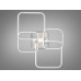 Стельова LED люстра Квадрати біла 85W димер Diasha 2525/4WHLED3colordimmer