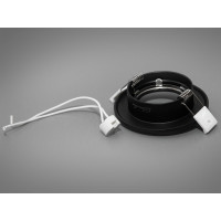 Гармонійний якісний точковий алюмінієвий світильник, чорний світильник Diasha PR-1-BK