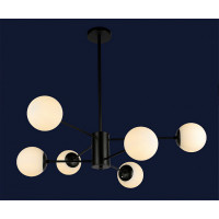 Люстра молекула Levistella 7526033-6 BK+WH