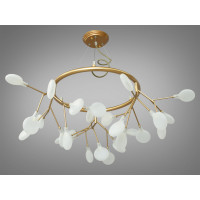 Люстра підвіс Світлячок золото 27 ламп скандинавський лофт Diasha D8049/27GD