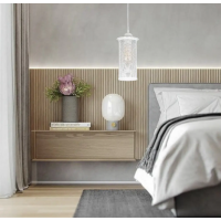 Люстра в кухню лофт белая Levistella 907012F-1 WH