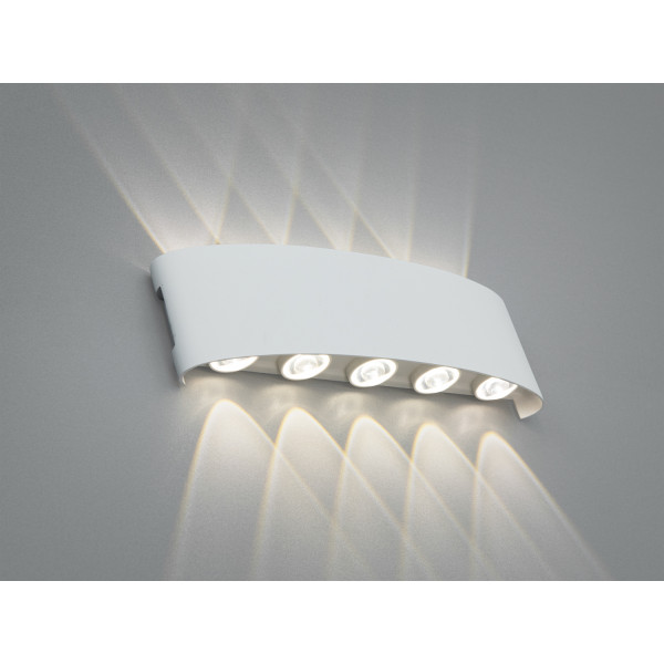 Фасадний LED світильник білий 4 промені 4 Вт Diasha DFB-3205WH