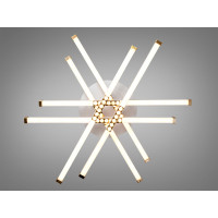 Світлодіодна люстра Diasha біла 48W димер пульт Diasha 2531WH+WHdimmer