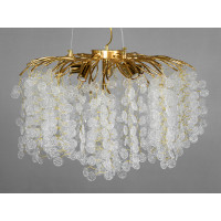 Сучасна кришталева люстра "Гліцинія" Diasha 602-600GD Сучасна кришталева люстра "Гліцинія" Diasha 602-600GD