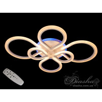 Стельова світлодіодна люстра с диммером, 115W Diasha 1835/6WHLEDdimmer-2.4G