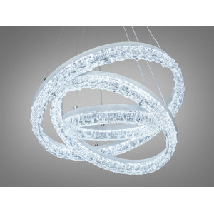 Підвісна люстра Diasha LED біла 82Вт 4510Лм 3CCT Diasha 1713/500+400+300WH