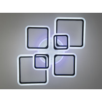 LED люстра смарт світильник з ІЧ пультом та диммером, 110W Diasha A8160/6BKLED3colordimmer