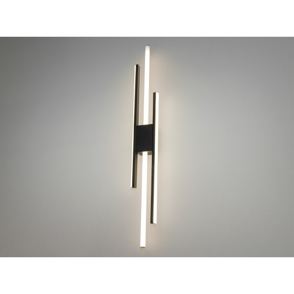 Стильне світлодіодне бра, 30W, чорний Diasha 9156/760BK Стильне світлодіодне бра, 30W, чорний Diasha 9156/760BK