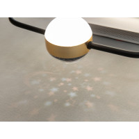 Сучасна стельова світлодіодна люстра з пультом, 60 Вт, чорна+біла Diasha MX2988-3LWH+BK