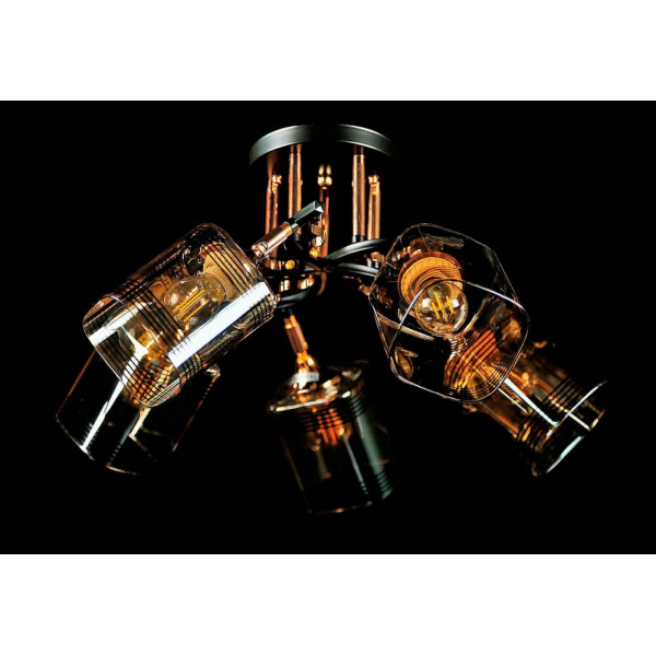 Люстра с плафонами L6016/5 (BLK+FG) Splendid-Ray
260744 Люстра с плафонами L6016/5 (BLK+FG) Splendid-Ray
260744