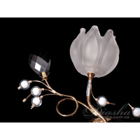 Акційна пропозиція!!! Сучасне, стильне, якісне бра "Два тюльпани", хром Diasha 8523/2G