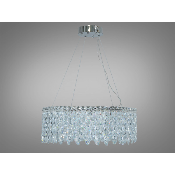 Підвісна люстра Diasha LED хром кришталь Diasha 582/600CH