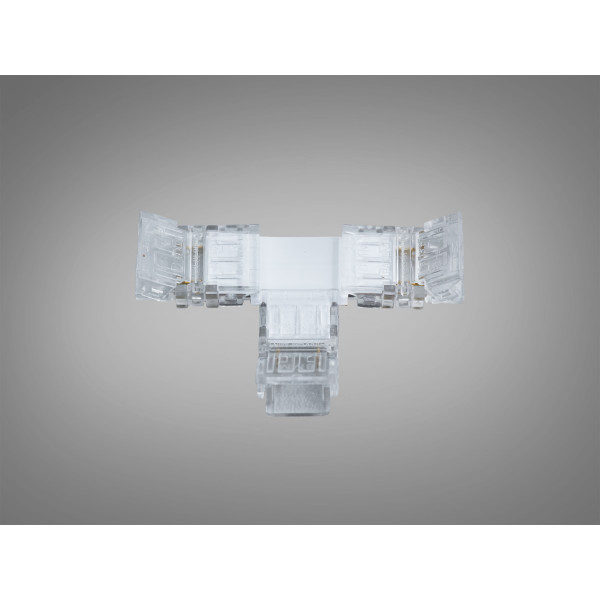 Конектор T-подібний Diasha прозорий 8 мм 2 пін Diasha PCON2pin-8mm-T