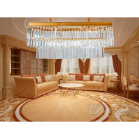 Люстра хрустальная в стиле модерн Diasha 077-800x300G 